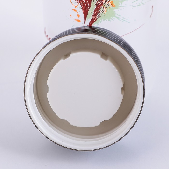 Бутылка 350 мл "Пёрышка", рисунок и цвета МИКС