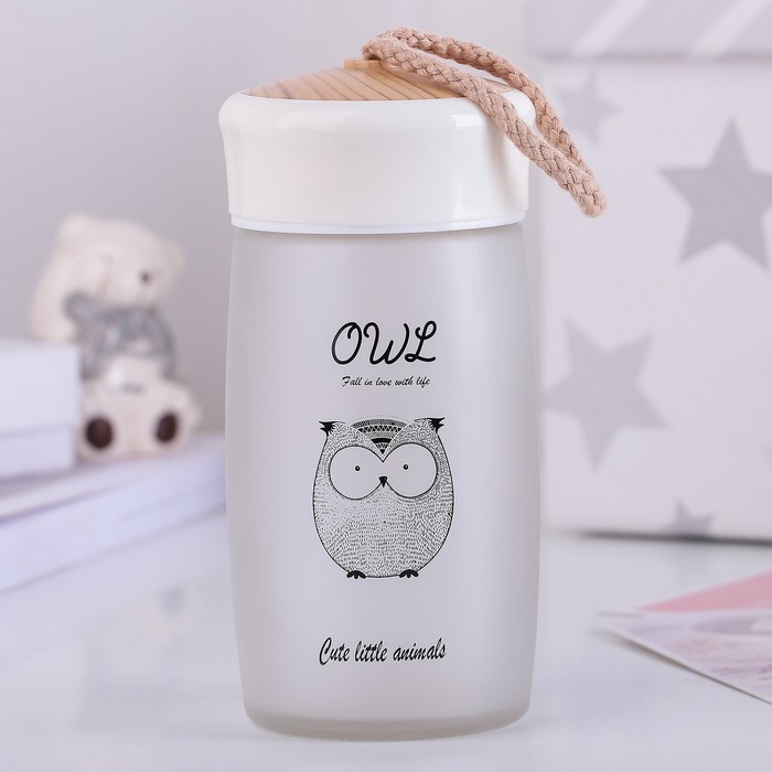 Бутылка 300 мл "Зоопарк", рисунок МИКС