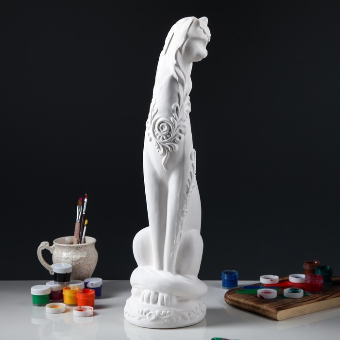 Копилка "Кошка Ожерелье" большая, под роспись