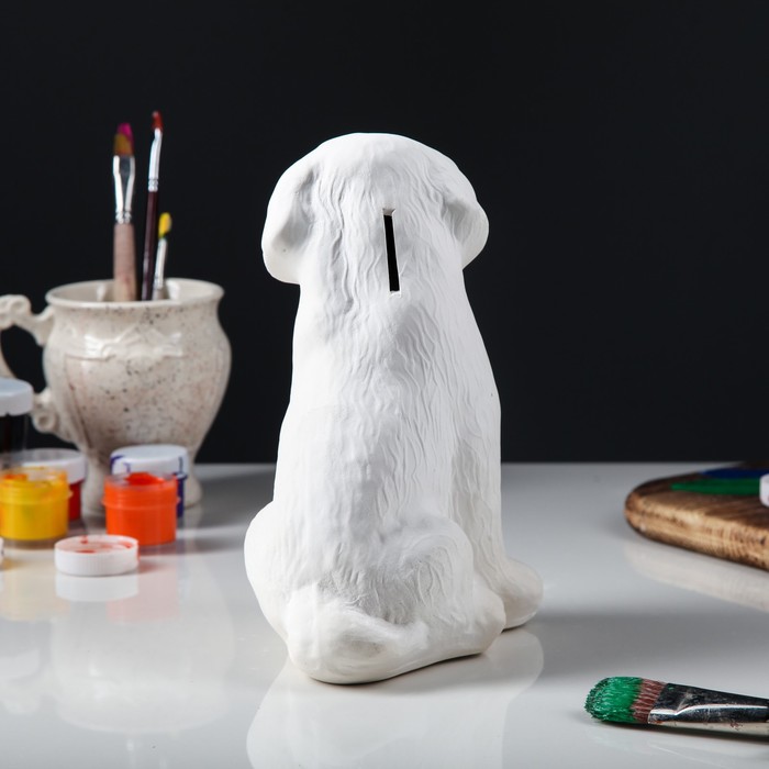 Копилка "Собака Бобик" под роспись