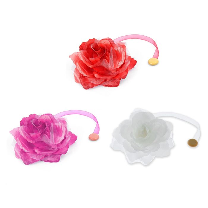 Подхват для штор на ленте "Пион", цвета МИКС