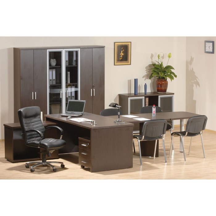 Тумба многофункциональная, 1200х450х860 мм, дуб венге