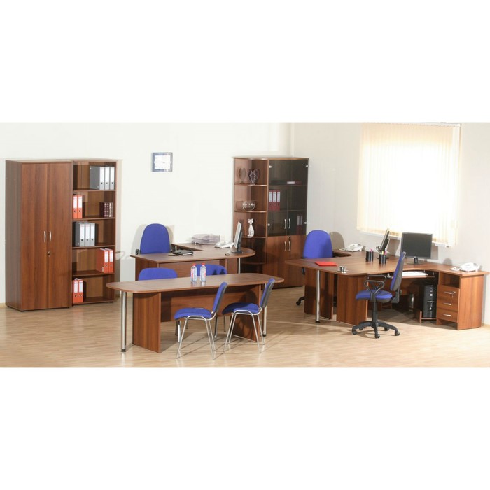 Тумба под оргтехнику, 780х550х650 мм, орех пегас