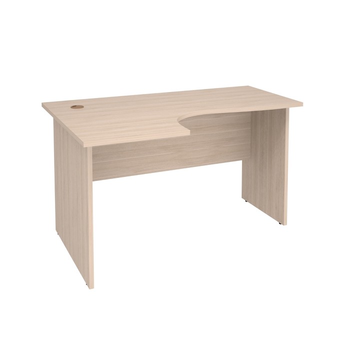 Стол эргономичный левый, 1350х900х750 мм, дуб кобург