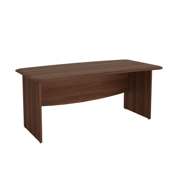 Стол руководителя МДФ, 1800х900х760 мм, орех пегас