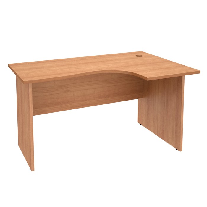 Стол эргономичный правый, 1350х900х750 мм, ольха