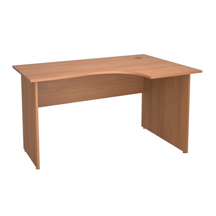 Стол эргономичный правый, 1350х900х750 мм, миланский орех