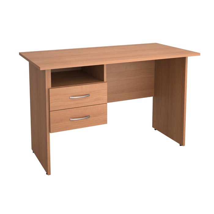 Стол однотумбовый левый/правый, 1200х600х750 мм, миланский орех