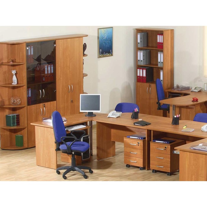 Шкаф для одежды большой, с замком, 760х550х2000 мм, ольха