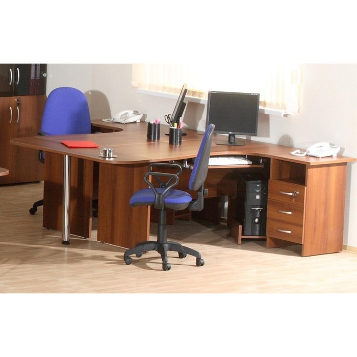 Шкаф для одежды большой, с замком, 760х550х2000 мм, орех пегас