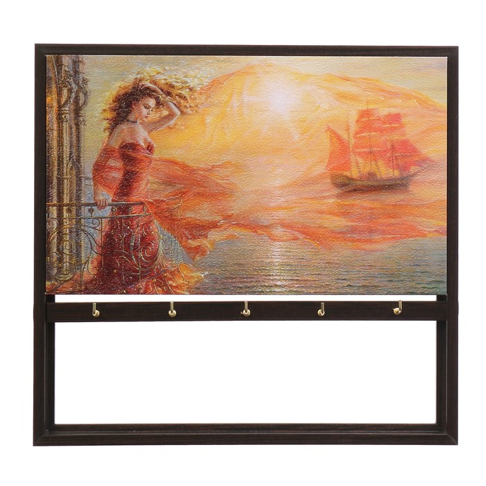 Ключница открытая "Ассоль" 35х25х3 см