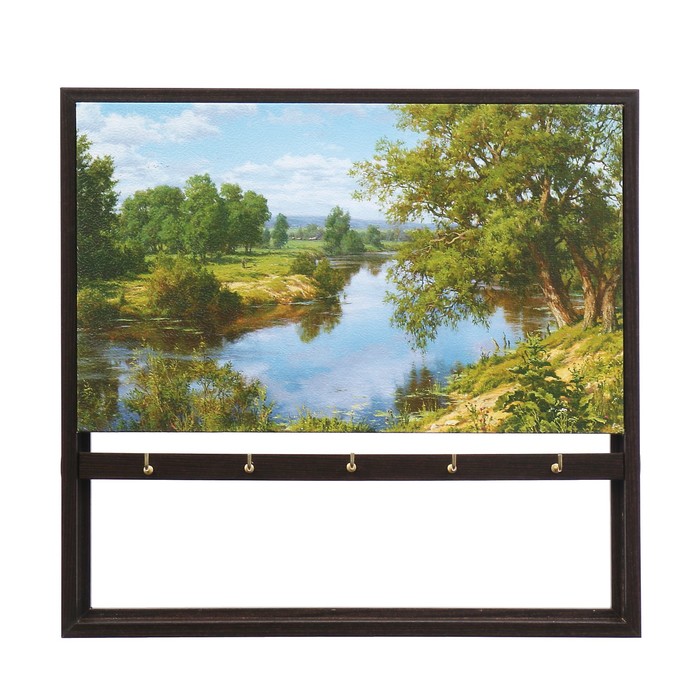 Ключница открытая "Река" 35х25х3 см