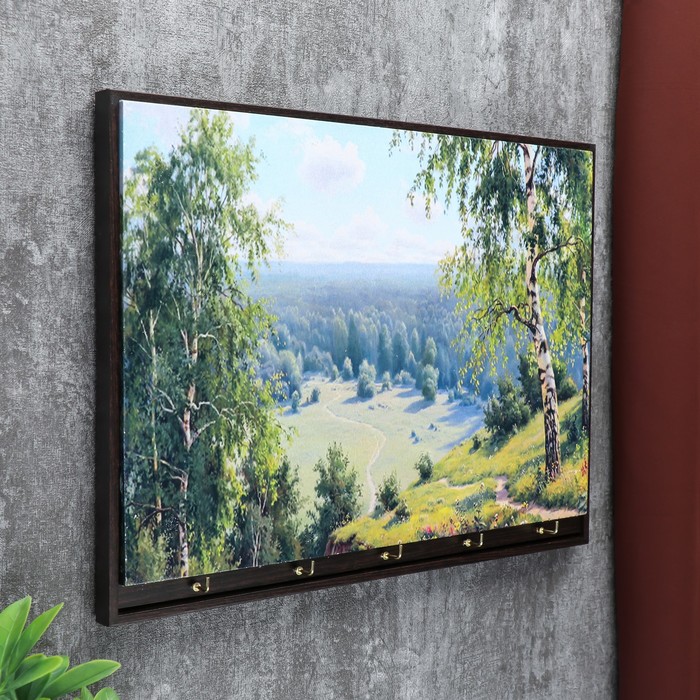 Ключница открытая "Тропинка в лес" 35х25х3 см