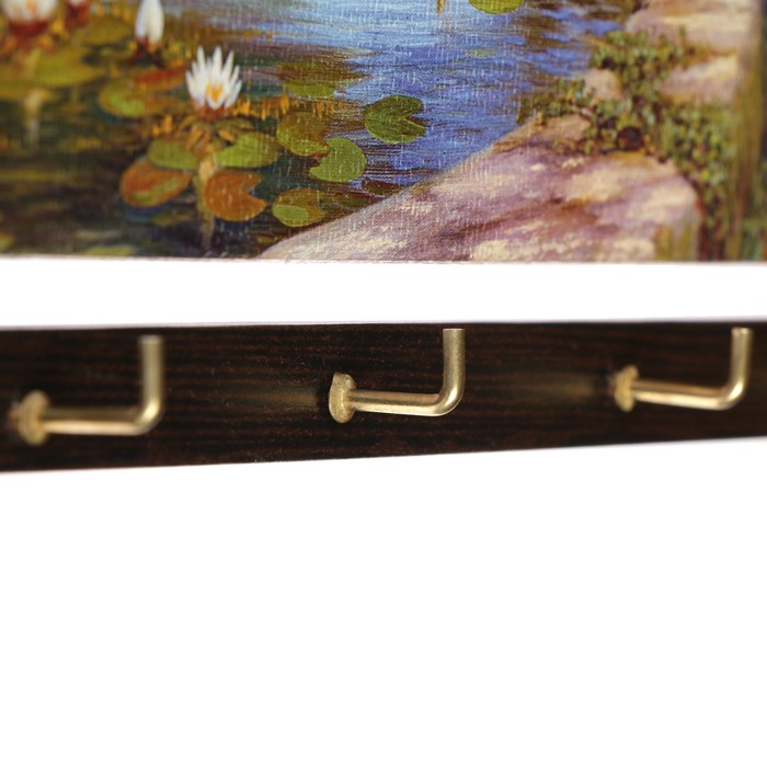 Ключница открытая "Летняя улица" 35х25х3 см