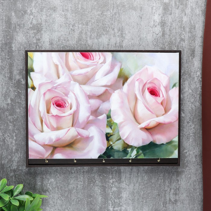 Ключница открытая "Розы" 35х25х3 см