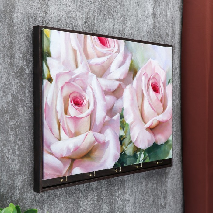 Ключница открытая "Розы" 35х25х3 см