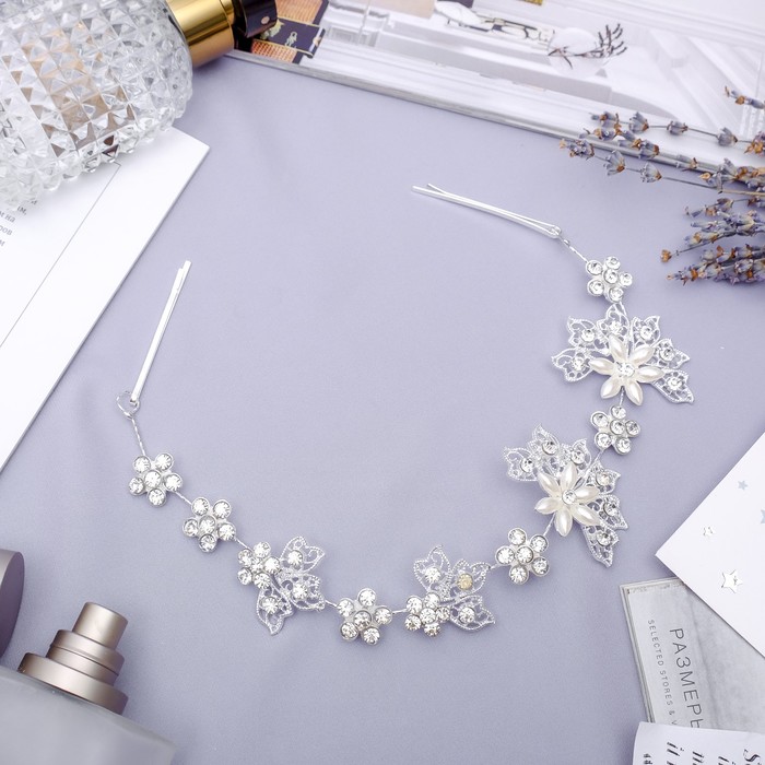 Аксессуар для причёски "Септима" 27 см кружева