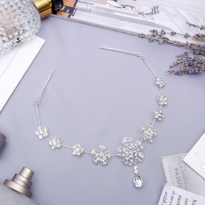 Аксессуар для причёски "Либретто" 27 см цветы