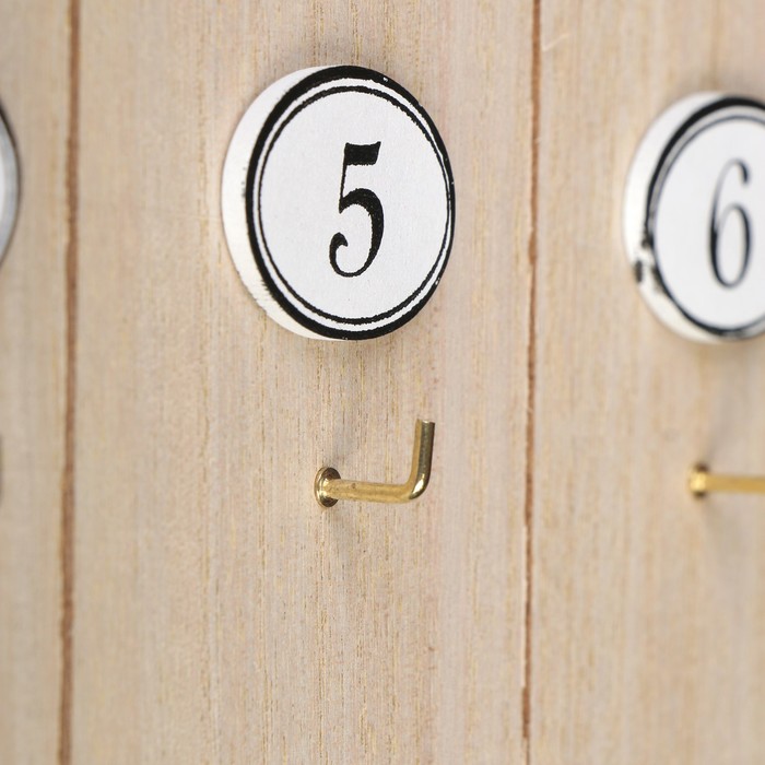 Крючки декоративные дерево "Город" 32х24х2 см