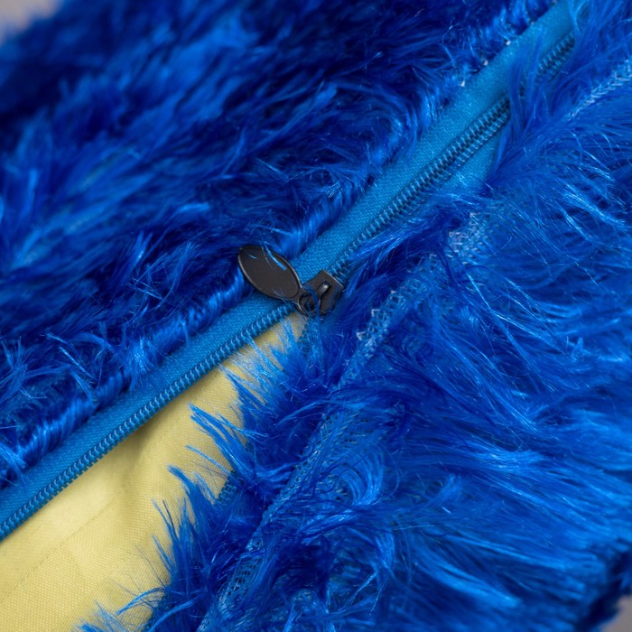 Наволочка пушистая Радуга 40*40 василёк, 100% п/э