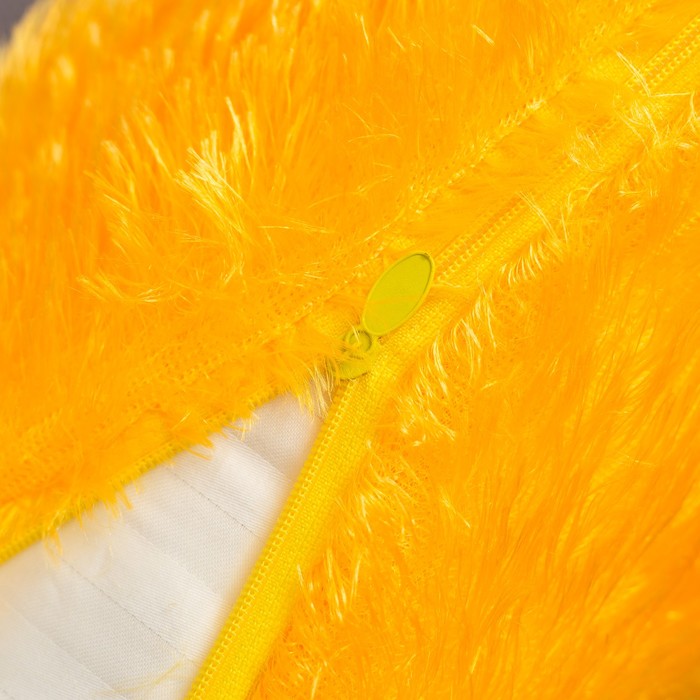 Наволочка пушистая Радуга 40*40 солнечный, 100% п/э