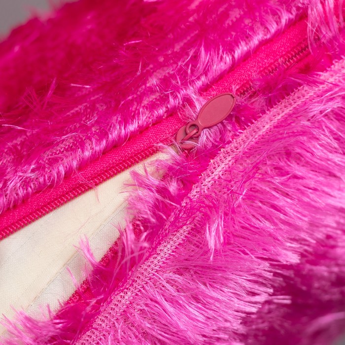 Наволочка пушистая Радуга 40*40 магнолия, 100% п/э