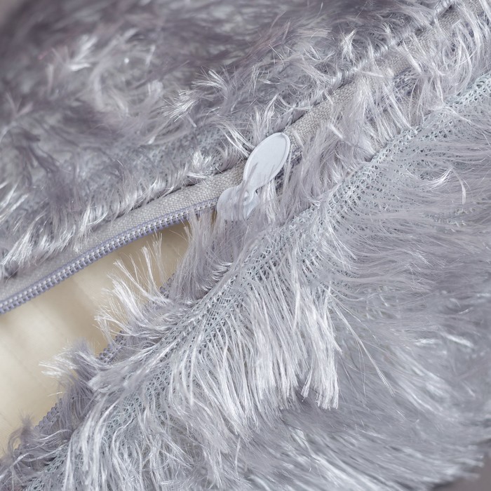 Наволочка пушистая Радуга 40*40 дымка, 100% п/э