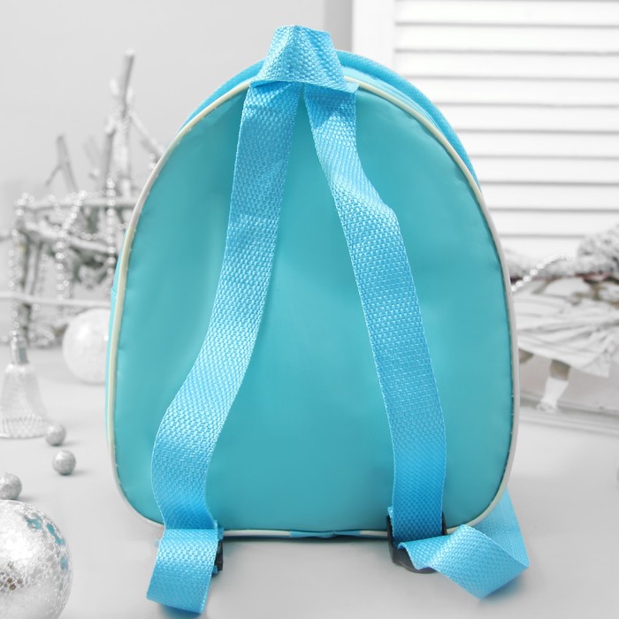 Рюкзак детский для подарков "Счастливого Нового года", снеговики, 21 х 25 см