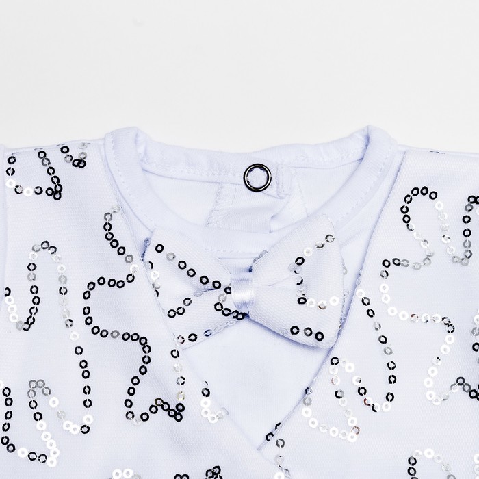 Комплект для девочки нарядный, 13039-15, цвет белый, рост 68 см