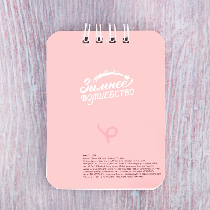 Набор "Только мой год!", ручка + блокнот