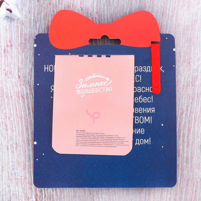 Набор "Только мой год!", ручка + блокнот