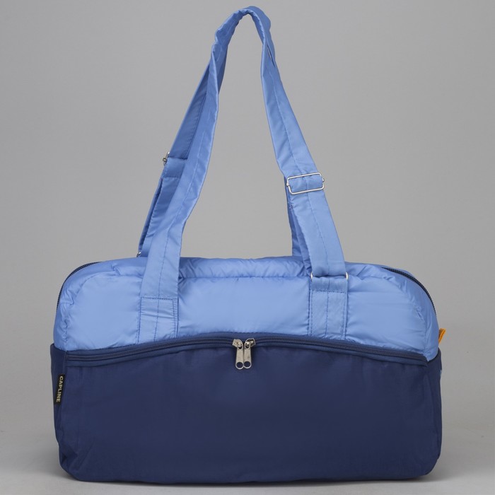 Сумка спортивная "Fitness sport", отдел на молнии, цвет синий/голубой