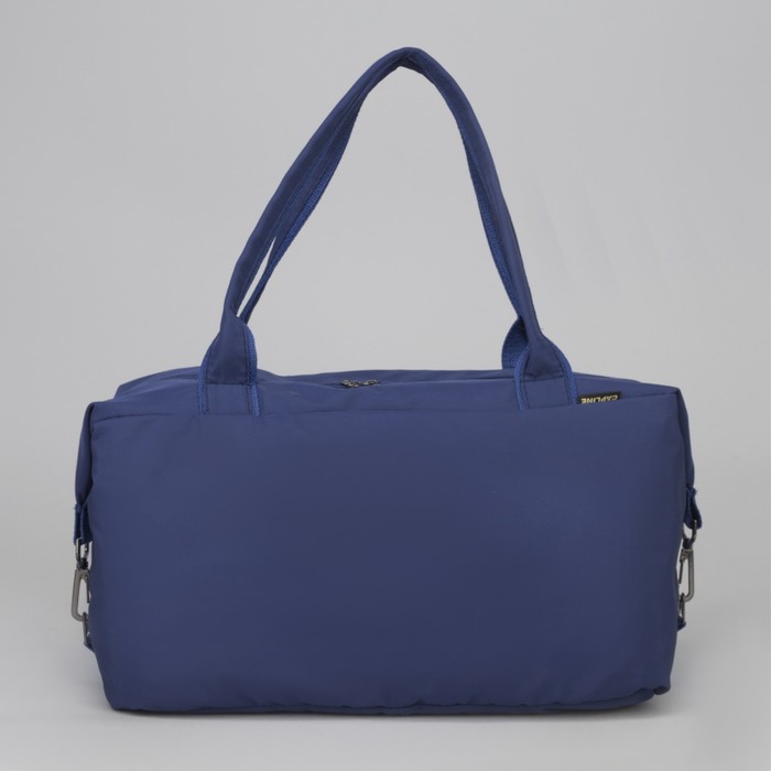 Сумка спортивная, отдел на молнии, наружный карман, цвет синий/голубой