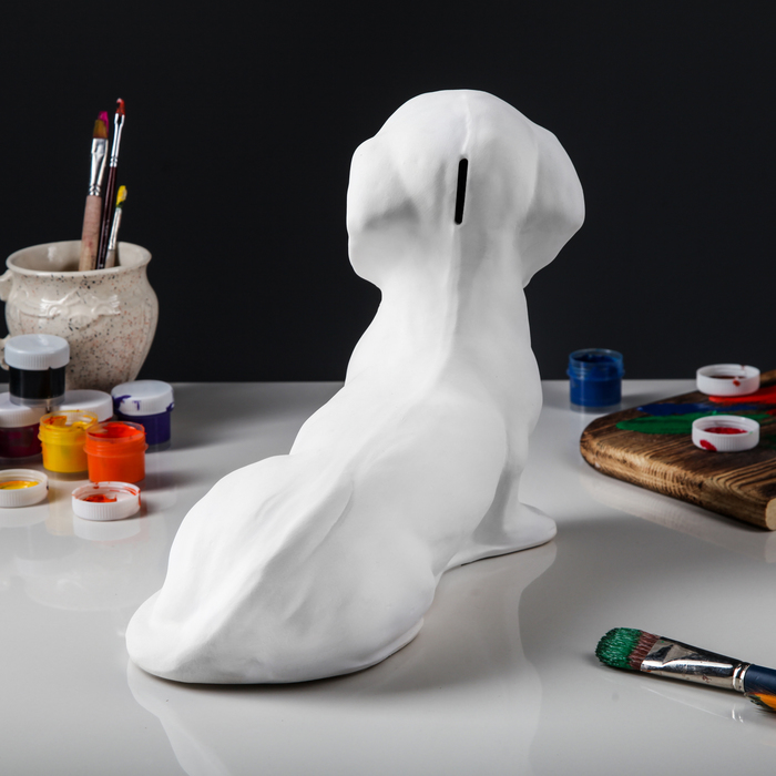 Копилка "Собака Такса" под роспись