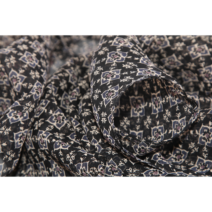 Шарф Тк160/25ш цвет чёрный, р-р 107х55