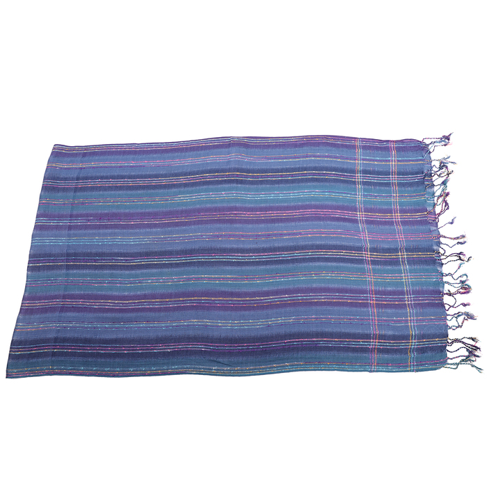 Шарф Тк251/9 цвет фиолетовый, р-р 50х180