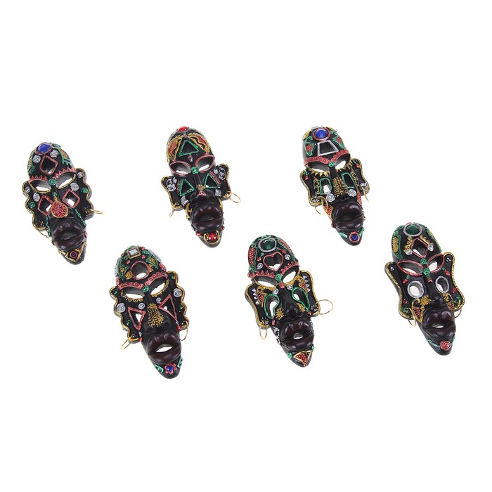 Маска с магнитом "Толстогубики" мини, набор из 6 шт.