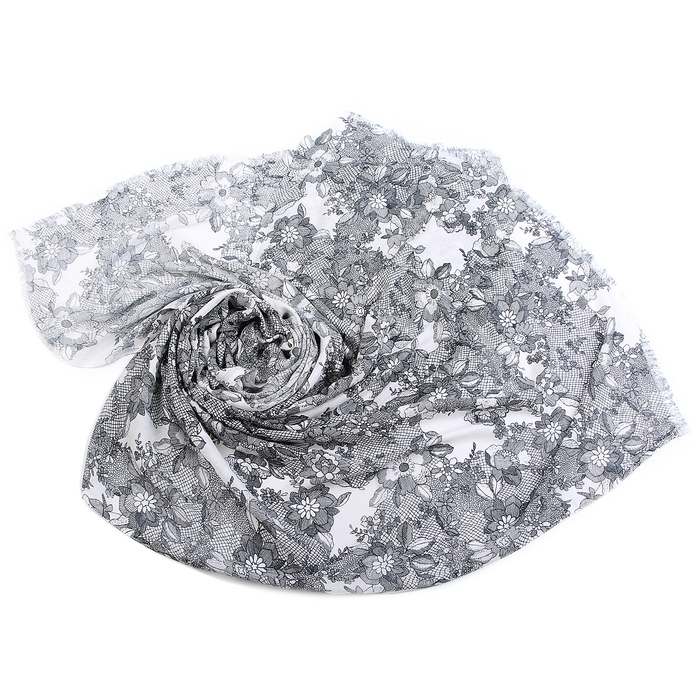 Палантин Тк496/3 цвет серый, р-р 70х180