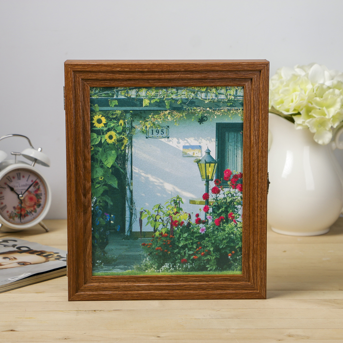 Ключница Пирамида "Дивный сад" Шоколад 30х25х5 см