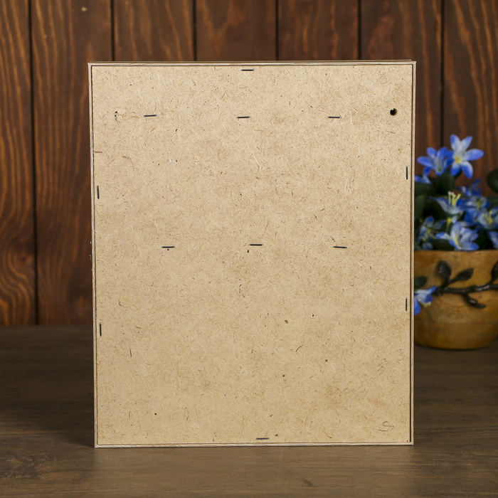 Ключница Пирамида "Город на озере" Янтарь 30х25х5 см