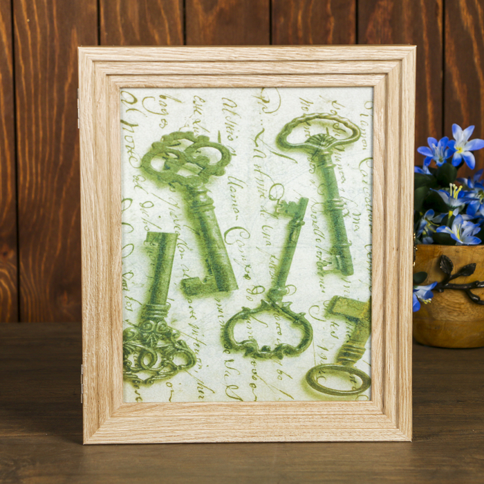 Ключница Пирамида "Ключики" Янтарь 30х25х5 см