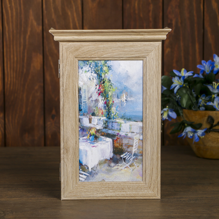 Ключница "Красивые деревья" Янтарь 28,5х20х6 см