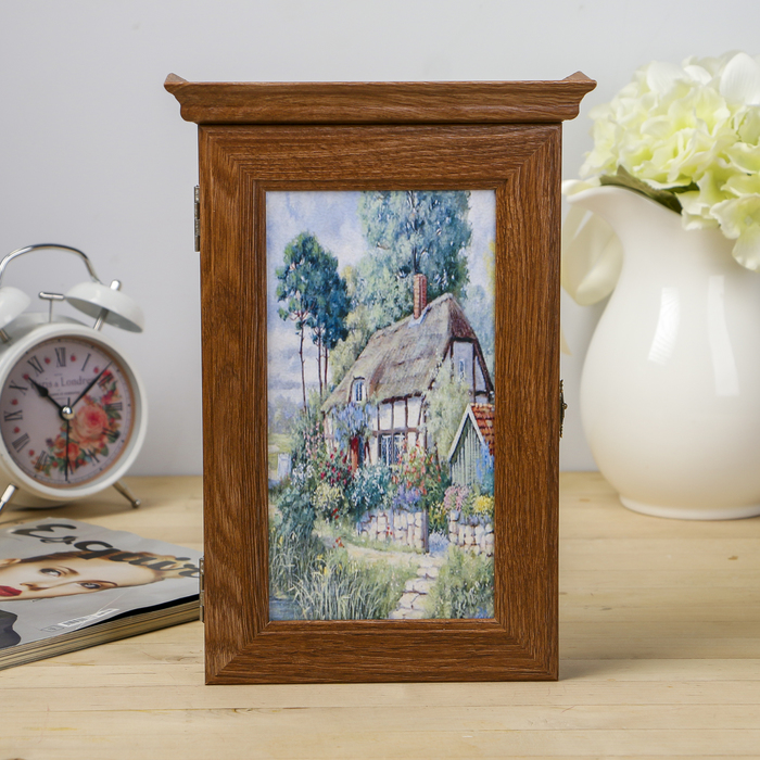 Ключница "Домик" Шоколад 28,5х20х6 см