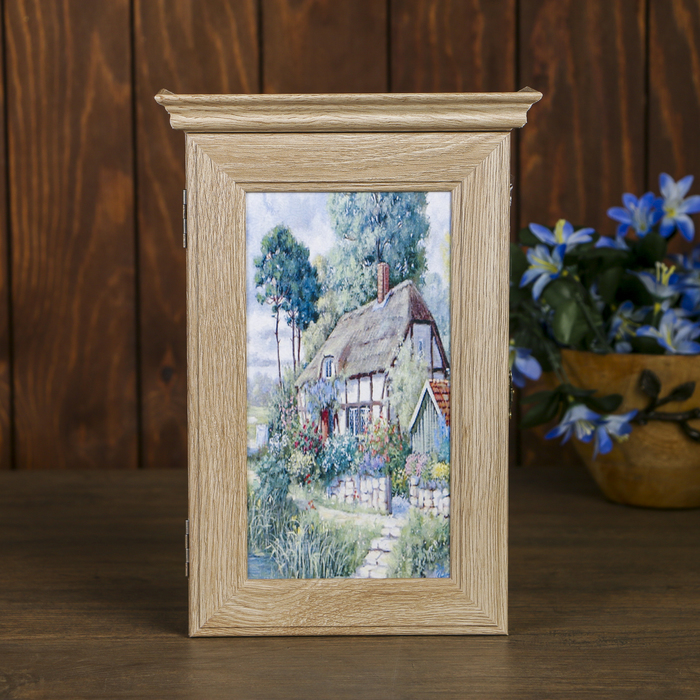 Ключница "Домик" Янтарь 28,5х20х6 см