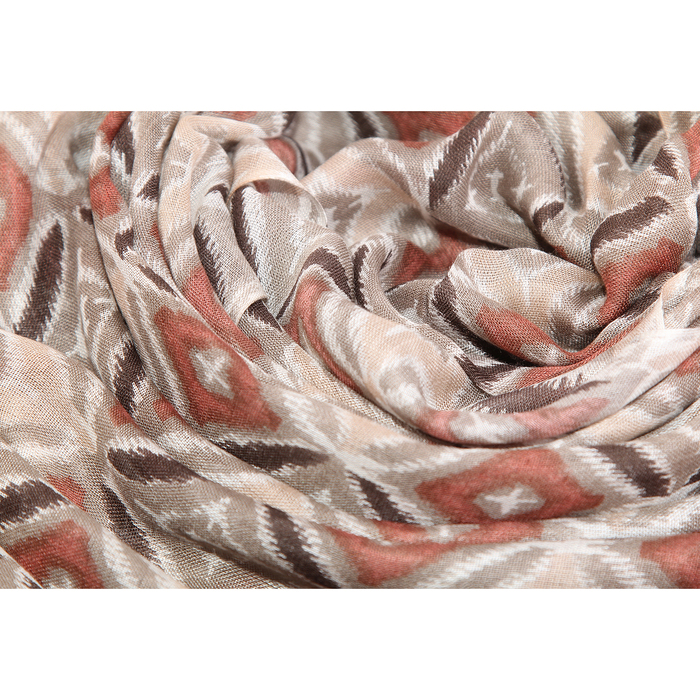 Палантин Тк508/1 цвет бежевый, р-р 70х180