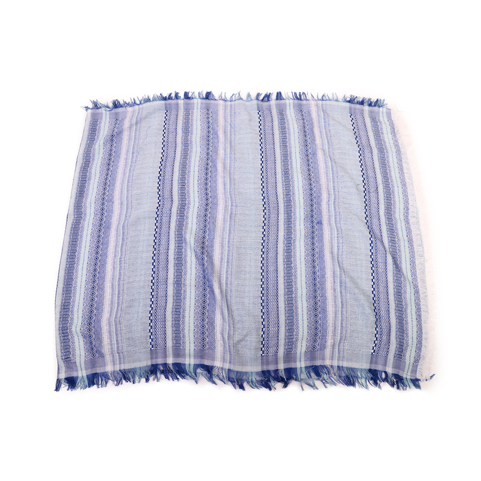 Палантин Тк624/2 цвет голубой, р-р 70х180