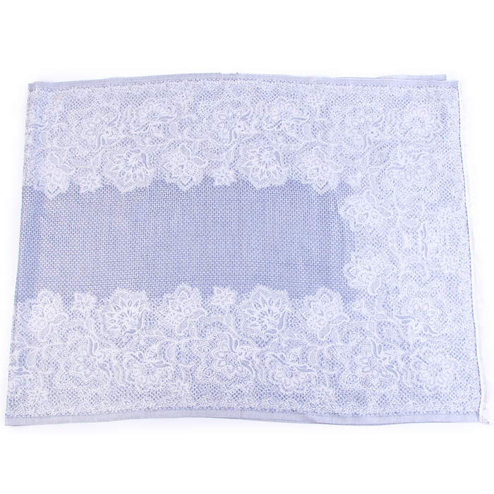 Палантин Тк93006/1 цвет голубой, р-р 70х180