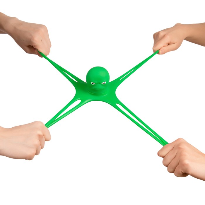 Тянущаяся игрушка "Мини-Осьминог", цвет зелёный