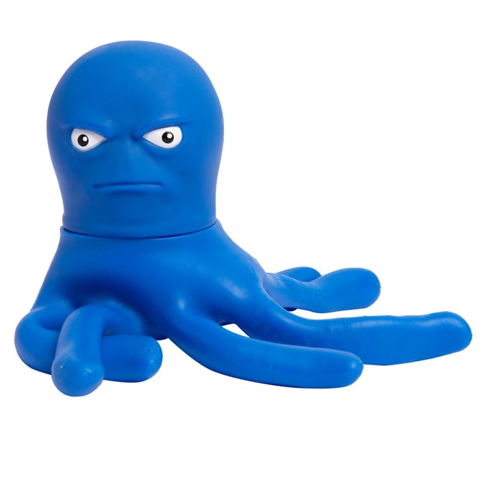 Тянущаяся игрушка "Мини-Осьминог", цвет синий