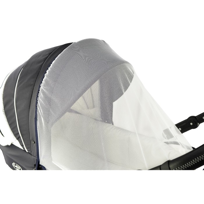 Коляска-люлька "Чемпион" со спальным блоком (101, баклажанный с белым, КЛ-2 АЛ, R12+R10)